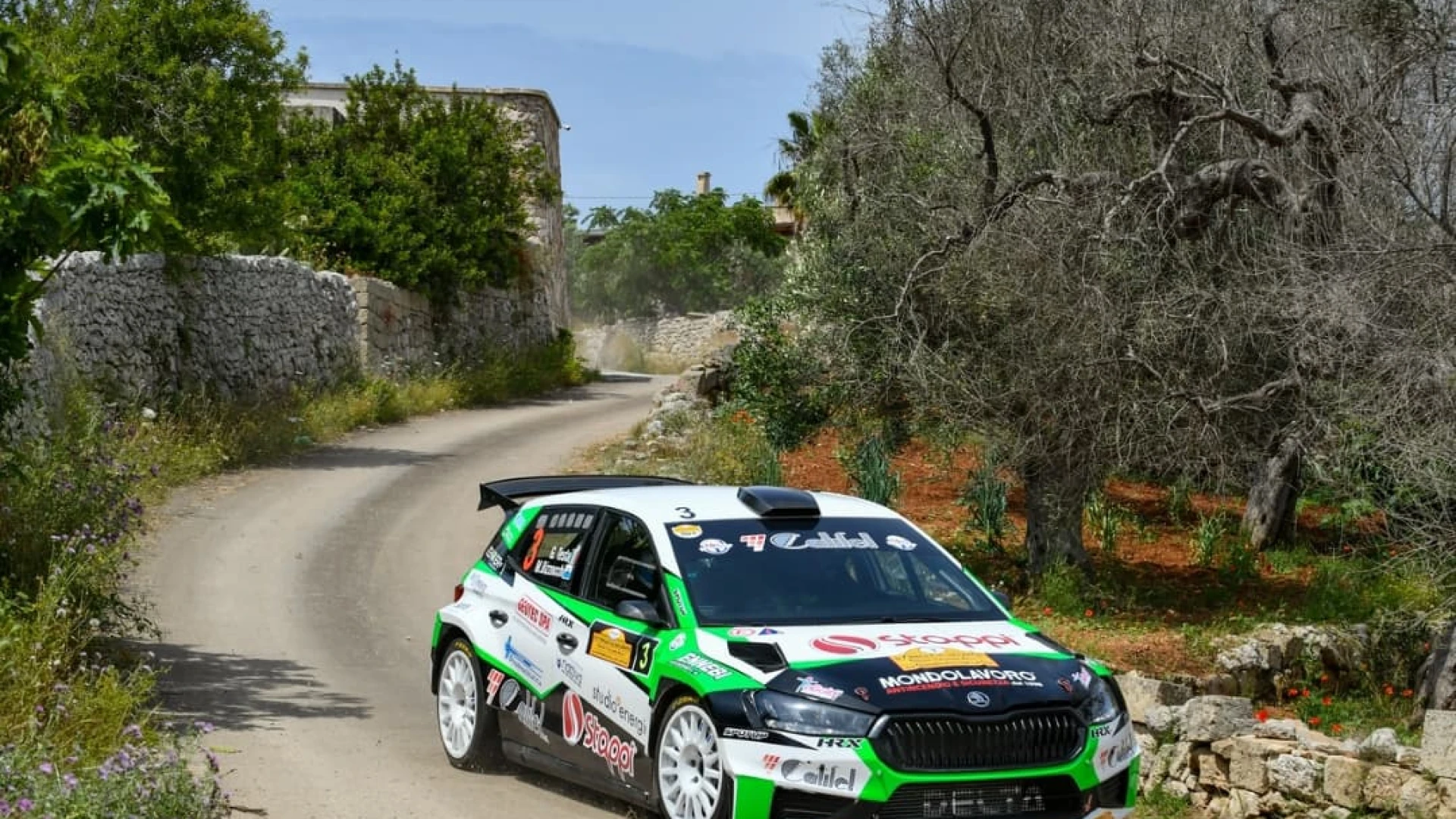 Giuseppe Testa mattatore al Rally del Salento. Successo e primato nel Trofeo Italiano Rally